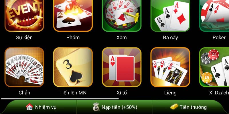 Những game bài đổi thưởng rất được ưa chuộng tại 78win